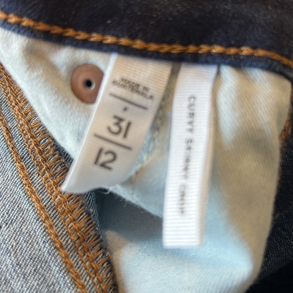 NWT LOFT Curvy Skinny Crop Pants, Size 12 Petite - Picture 6 of 8